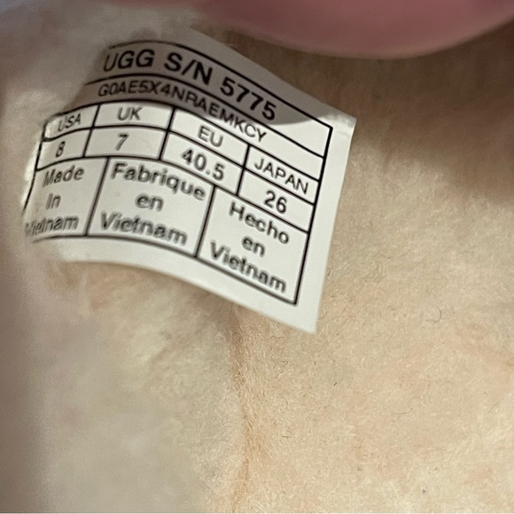 Ugg Ansley Suede Moccasin Slipper men’s 8 nwot - Picture 6 of 9